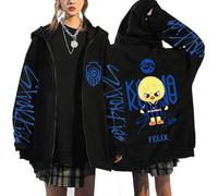 StrayKids Hoodie Zip SKZ Karma Sport Jacket BangChan Lee Know Changbin Hyunjin Han Felix Seungmin I.N Fashion Loose Y2K Streetwear Harajuk Sweatshirt Tops