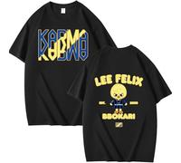 StrayKids T-Shirt Cotton Blouse Unisex SKZ Skzoo Tshirt Karma Bang Chan Chanbin Lee Know Hyunjin Han Felix Seungmin I.N Fans Round Neck Looser Short Sleeve Top