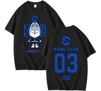 StrayKids T-Shirt Cotton Blouse Unisex SKZ Skzoo Tshirt Karma Bang Chan Chanbin Lee Know Hyunjin Han Felix Seungmin I.N Fans Round Neck Looser Short Sleeve Top