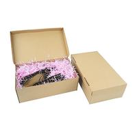 STRBOXONG Cardboard Shoe Boxes with Lid, 30x18x10 cm, Multi-Purpose Storage Box for Home Office Organization Containers, Foldable Cardboard Carton, Gift Parcel (5 Pieces)