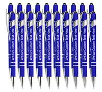STREADVE Personalised Custom Pens with Name Engraved Logo Text Pen, Pack of 20 Customised Smooth Writing Pens Personalization Gift for Men Women Wedding Office Business Promotion, Blue
