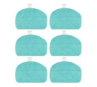 Streak-Free Cleaning Pad for Leifheit for Steam Mop Streak-Free(6 PACK) | Soft microfiber, traps 99.99% dust, fits CleanTenso Power 2.0, blue color, reusable
