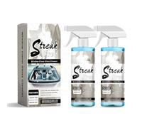Streak Free Glass & Window Cleaner,120ml Glass cleaner for auto,Improves Clarity and Visibility.Oil Film Cleaner for Car Windows,Safe for Cars, Trucks, SUVs, Jeeps, RVs & More (120ML,2PC)