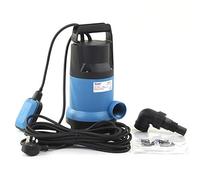 Stream 400W 7500L/H Submersible Water Pump with Float Switch,Portable Water Pump for Dirty/Clean Water,Blue, ABS Material, Garden Pond Pool Hot Tub