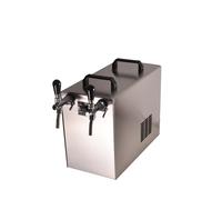 Beer Dispenser, Beer Machine - STREAM 50 beer case, flow cooler 2-line dry cooler, up to 55 liters/h - BLACK EDITION