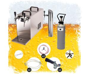 STREAM 50 Under Counter Beer Tap Set 55L/H Dual Line