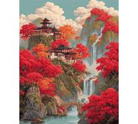 Stream Architecture 1500 Piece Jigsaw Puzzles For Adults, Fun Challenging & Brainteasing 1500 piece Adult jigsaw puzzle, Impossible puzzles, Gift for Men/Women, Finished Size is 87x57cm