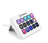 Elgato Stream Deck MK.2 White - Studio Controller, 15 macro keys, trigger actions in apps and software like OBS, Twitch, YouTube and more, works with Mac and PC