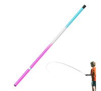 Stream Fishing Stand - for Kids and Beginners, Mini Casting Rod to Catch Shrimp | Lightweight Stick for Kids, Pocket Travel Tool for Lake, Dock or MO