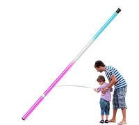 Stream Hand Pole, Kids Backyard Practice, Compact Shrimp Fishing, Non Slip EVA Grip, Fiberglass Construction, Children's Tackle, 2 Foot Miniature Rod For Quick Simple Fishing Trips