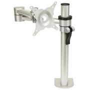 Stream Single Desk Mount Height Adjustable For Screens Up To 36" Max Weight 20Kg - Black/Grey