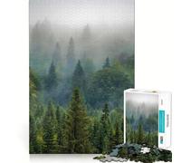 Stream Through The Woods 1000 Piece Jigsaw Puzzles for Adults Jigsaw Think Toy Calm Relax Clean Cut Wall Art Decor 38x52cm
