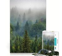 Stream Through The Woods Jigsaw Puzzles 1000 Piece for Teenagers Enhance Memory Leisure Time Solid Cut Santa Wish Item 38x26cm