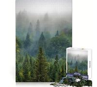 Stream Through The Woods Jigsaw Puzzles 1000 Piece for Teenagers Enhance Memory Leisure Time Solid Cut Santa Wish Item 38x26cm