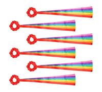 Streamers Dance Ribbon Bracelets | 6 Multicolored Hand Decorations 50cm | Dancing Streamers | For School Artistic Performance, Gymnastics Training, Parties & Meetings
