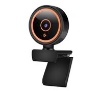 Streaming Camera Onloine Webcam with Autofocus and Sound Reduction Mic for Meetings Webinars 125 Degree Wide View 360 Degree Rotate USB Connection and Use Webcam for Online Classes
