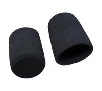 Streaming Mic Windscreen Sleeve for MV6, 2pcs | Black Foam Cover for Podcasts Voice Calls Online Lessons Meetings and Home