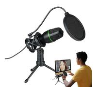 Streaming Microphone, Microphone Microphone, Microphone Kit for Podcast on USB Streaming: Plug and Play Computer Recording Microphone for Online Gaming, Podcast, Audio, Song