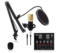 Streaming Microphone, Podcast Equipment Bundle, Condenser Microphone Set, Studio Microphone Kit With Sound Mixer, Microphone Set For Pc, Karaoke, Streaming, Youtube, Podcast Vocal Microphones