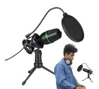 Streaming Microphone - USB Condenser Recording Device Studio Voice Capture Noise Reduction Sound System Game Podcasting Tool | Broadcast Microphone