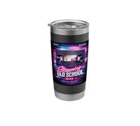 Streaming Old School Video Retro 80s 90s Tape Stainless Steel Insulated Tumbler