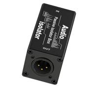 Streaming Setup Isolator Passive Ground Loop Reducer Aluminum Housing for Musicians Creators Engineers Event Crews Ground Hum Remover Inline Cleaner Mixer Camera Microphone Interface Live, 6.35