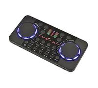 Streaming Sound Card 10 Sound Effects -compatible 4.0 Audio Interface Mixer For DJ Music Studio (D 6.17 * 3.07 * 0.59inch)