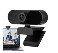 Streaming Webcam PC - Rotatable Camera Microphone Integrated Video Device, Bright Audio Visual Output | 1280x720 Driverless Laptop Computer Webcam For Conferences Education Privacy Protection A