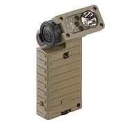 Streamlight 14034 Sidewinder Aviation Flashlight with White C4, Green, Blue, IR LED and Batteries, Coyote - 55 Lumens
