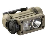 Streamlight 14510 Sidewinder 55-Lumens Compact II Military Flashlight with Helmet Mount in Box, Coyote