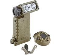 Streamlight 14800 Sidewinder X Military 275-Lumen Multi-Fuel Tactical Flashlight with Tilting Head Includes White/Red/Blue/IR LEDs with E-Mount, Coyote