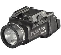 Streamlight 69405 TLR-7 X sub USB 500-Lumen 5000-Candela Weapon Light Designed Exclusively and Solely for Railed Glock 43X/48 MOS/43X/48 Rail Handguns with Mounting Kit and Keys, Black