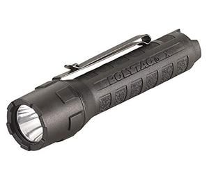 Streamlight 88610 PolyTac X USB 600-Lumen Multi-Fuel Professional Tactical Flashlight, Clear Retail Packaging, Black