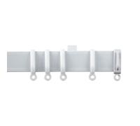 Streamline 150cm Straight Curtain Track - White