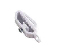 Streamline White PVC & Aluminium Curtain Track End Covers (8)