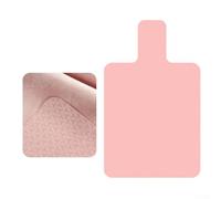 Streamlined Pilates Reformer Mat Using Artificial Suede Nap and Silicone to Support Repetitive Reformer-Based Movements (Pink)