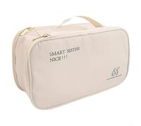 Streamlined Travel Underwear Storage Bag Designed to Simplify Packing Routines and Reduce Time Spent Searching Through Luggage (White)