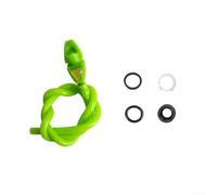 Streamlined Tube Peep Sight with Clarifier for Compound Bow Improve Target Acquisition (8X Green)