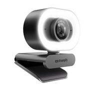 Streamplify CAM-PLUS-FHD-2M60-BK Webcam, Webcam, CAM Plus, FHD, 1080P, 60 fps, 2 Megapixels, 80° Wide Angle View, Built-In Stereo Microphone, Color Temperature Setting, Brightness Adjustment