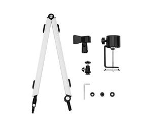 Streamplify MOUNT ARM | 75cm Adjustable Mounting Arm with Cold Shoe Mount Rail, 360° Rotating Swivel, Universal Compatibility for Cameras, Microphones, Lights, and More