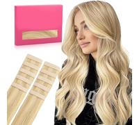 STREAMVOY 10pcs Golden Tape in Hair Extensions Human Hair 1.5 inch Wide - Removable Invisible Hair Extension Tapes (16-22 inch, 50g/Pack) (16 Inch,#4 Chocolate Brown)