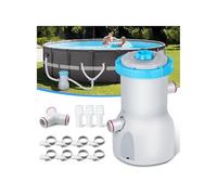 STREAMVOY 300 GPH Above Ground Pool Pump, Universal Cartridge Filter Pump for Intex Bestway Pools, Leak-Proof & Easy Maintenance Replacement Cartridge