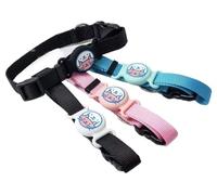 STREAMVOY Bluetooth Pet Tracker, Waterproof GPS-Free Location Device, No Charging Needed 1-Year Battery, Separation Alert, Multi-Device Sync for Dogs/Cats (Android-S,Pink)