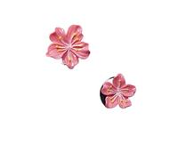 STREAMVOY Car Air Freshener Vent Clip - 5 Color Flower Design, Woody Scent, Odor Eliminator & Decor for Car AC Vent (Rose red(a pair))