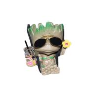 STREAMVOY Cute Smiling Groot Car Hanging Ornament - Swing Dancing Baby Groot Decor for Cars, Home, Office, and Gifts (花穿樹人+サングラス果汁)