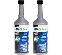 STREAMVOY Diesel Engine Cleaner & Protection Formula - 500ml Fuel Additive Reduces Emissions, Improves MPG & Performance (1 Bottle Treats 15L Fuel) (500/2,Diesel)