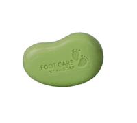 STREAMVOY Foot Care Soap Trio - Antibacterial Bamboo Charcoal Bars for Itchy, Sweaty Feet, Exfoliating & Cooling Formula (3 x 100g) (Green Cool Foot Soap)