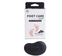 STREAMVOY Foot Care Soap Trio - Antibacterial Bamboo Charcoal Bars for Itchy, Sweaty Feet, Exfoliating & Cooling Formula (3 x 100g) (Bamboo Charcoal Antibac Foot Soap)