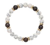 STREAMVOY Handmade Bracelet for Men Women, Unisex Natural [Please Add Material] Bead String Bracelet, Adjustable 18mm Beads, Minimalist Gift (Length: [Please Add Length]) (A-1)