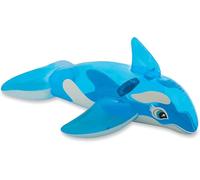 STREAMVOY Inflatable Pool Float for Kids - 59"x50" Water Play Mat with Heavy-Duty Handles, Premium PVC Material, Non-Slip Surface for Ages 3-8, Ultimate Backyard Water Toy (Lil' Whale)